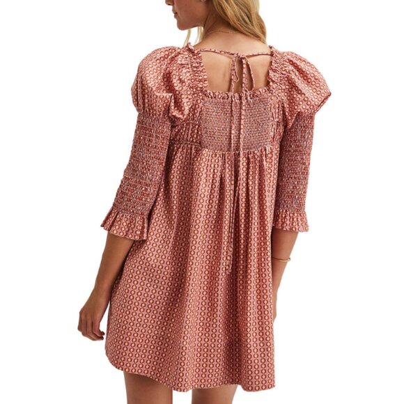 Free People Star Dip Mini Dress Glass Roses Combo Size XS NEW - Picture 9 of 10